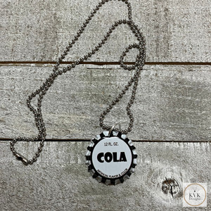 'Cola' Vintage Bottle Cap Necklace