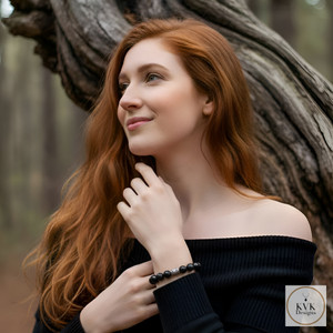Black Onyx Bead Bracelet