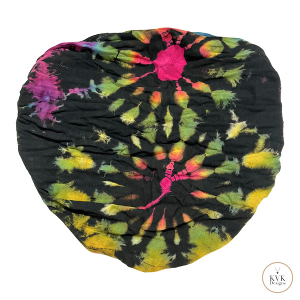 Black Tie Dye Head Wrap 