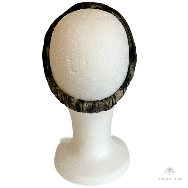 Black & Tan Tie Dye Headwrap Black & Tan Tie Dye Headwrap
