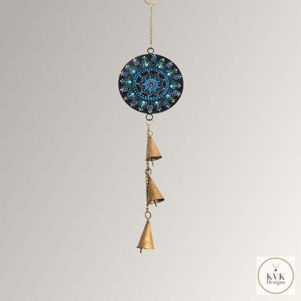 Blue Mandala Chime, Wind Chimes