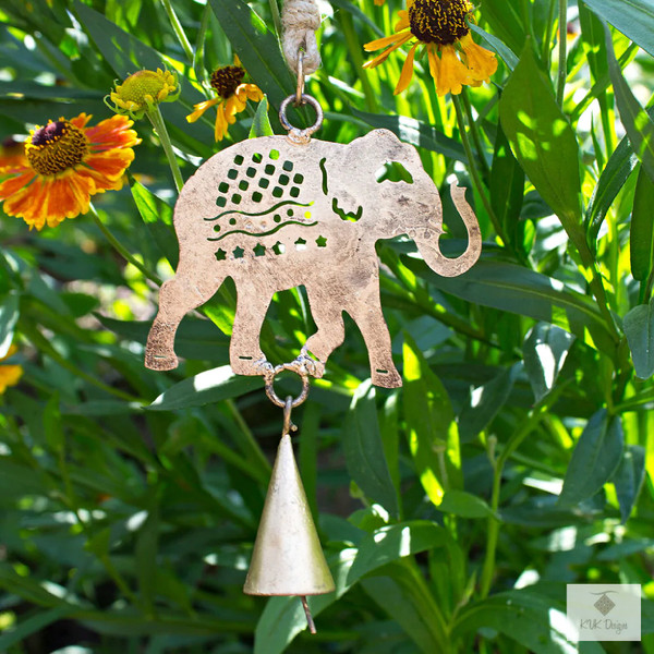 Small Elephant Wind Chime