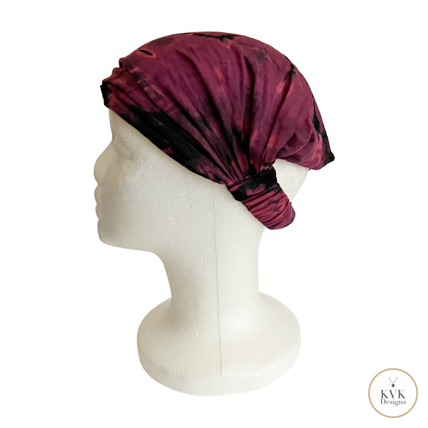 Fuchsia Tie Dye Headwrap