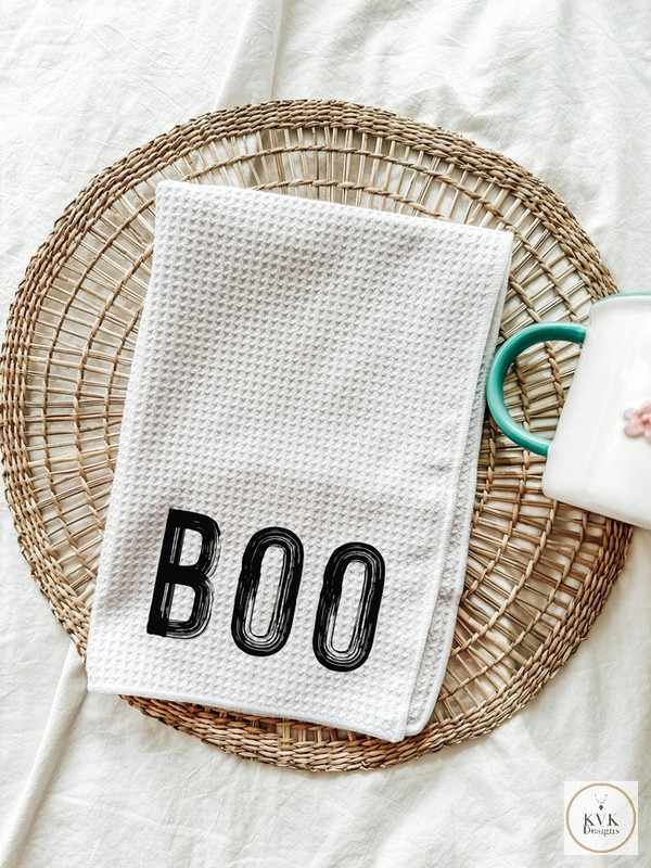 Halloween Boo Kitchen Towel
