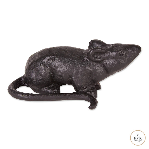 Rat Cast Iron Doorstop