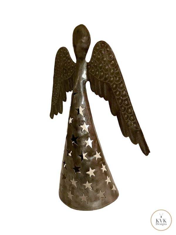 Holiday Standing Metal Angel 