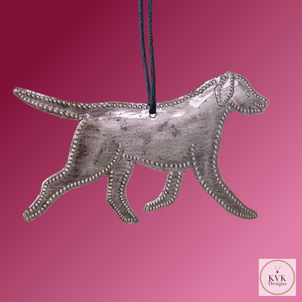 Dog Metal Ornament