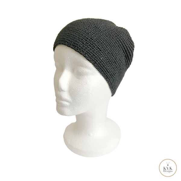 Gray Kufi Skull Cap 