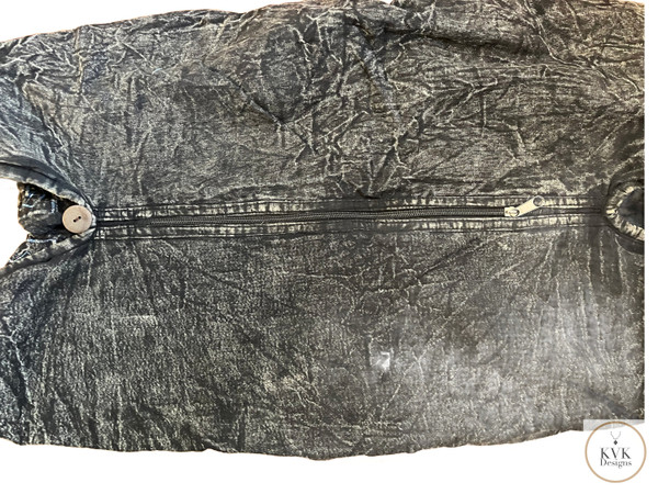 Boho Black Embroidered Hobo Bag