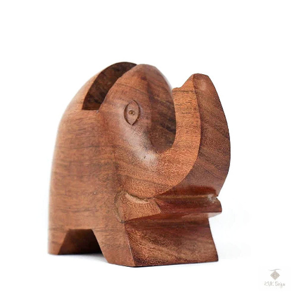 Elephant Wood Eyeglass Holder