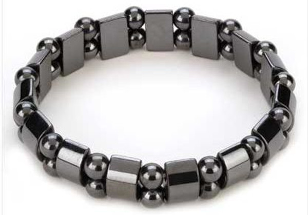 Magnetic Hematite Black Pearl Bracelet