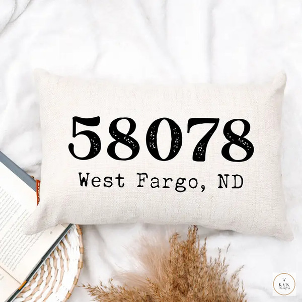 Lumbar Zip Code Pillow