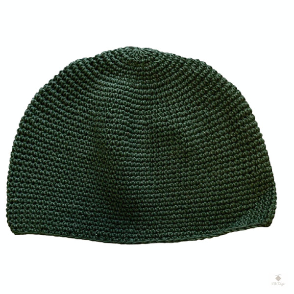 Green Kufi Skull Cap