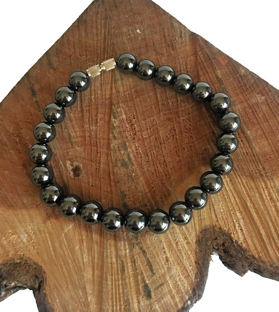 Hematite bead bracelet Clearance