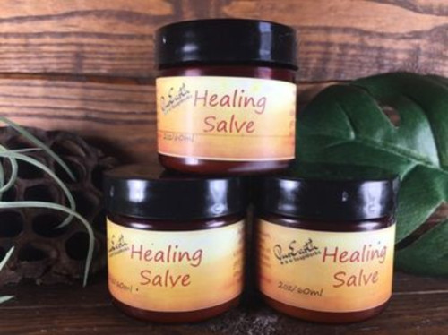 Healing Salve 2 oz Tin Hand Salve, Non-Greasy Great for Extremely Dry Hands