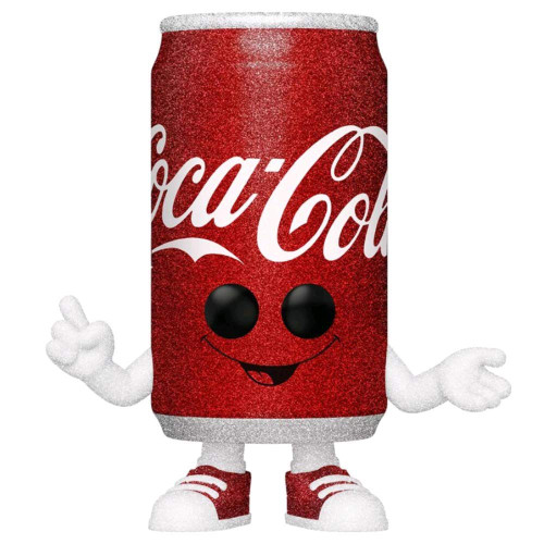 Pop Ad Icons Coca-Cola 3.75 Inch Action Figure - Coca-Cola Can Diamond Glitter #78