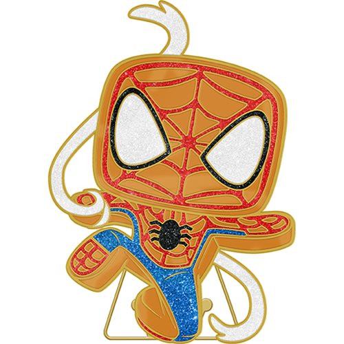 Marvel Gingerbread Spider-Man Large Enamel Funko Pop! Pin