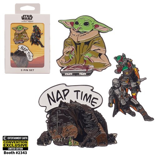 Book of Boba Fett Nap Time Pins 3-Pack - EE Exclusive