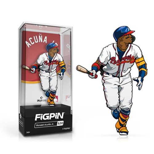 MLB Braves Ronald Acuna Jr. FiGPiN Classic 3-Inch Enamel Pin