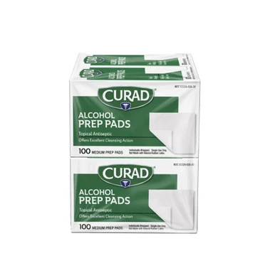 CURAD Sterile Alcohol Prep Pads, Thick 1-Ply (CUR45585RB)