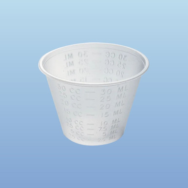 Dynarex 1 oz Plastic Graduated Medicine Cup
