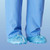Medline Regular Sole Blue Polypropylene Shoe Covers, LG and XL sizes