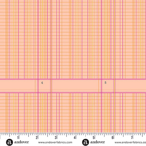 Sun Print 2026 by Alison Glass Ledger Tangerine