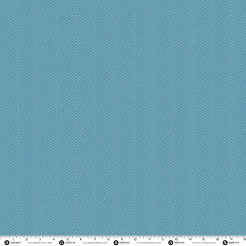 Secret Stash Favorites - Blue Willow Herringbone Morning