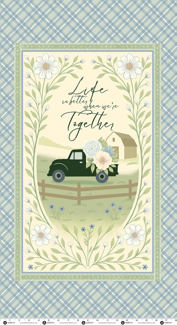 Backroad Blooms by The Quilted Cow Backroad Blooms Cottage Blue