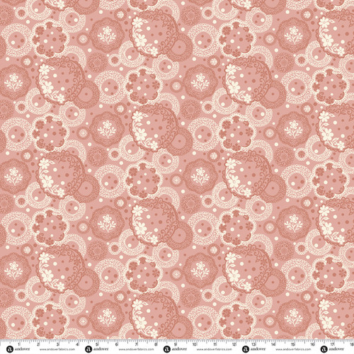 Backroad Blooms by The Quilted Cow Vintage Doilies Rosewood