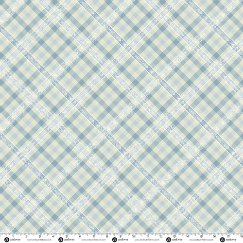Backroad Blooms by The Quilted Cow Nana's Lace Cottage Blue