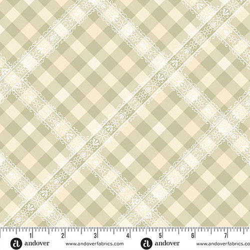 Backroad Blooms by The Quilted Cow Nana's Lace Sage Whisper