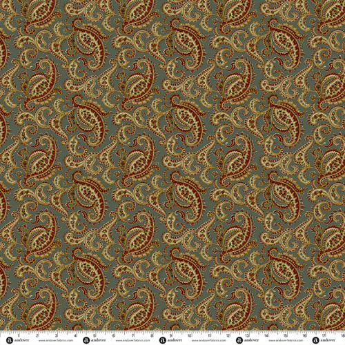 Providence Revisited 108s by Jo Morton Providence Paisley Blue Jay