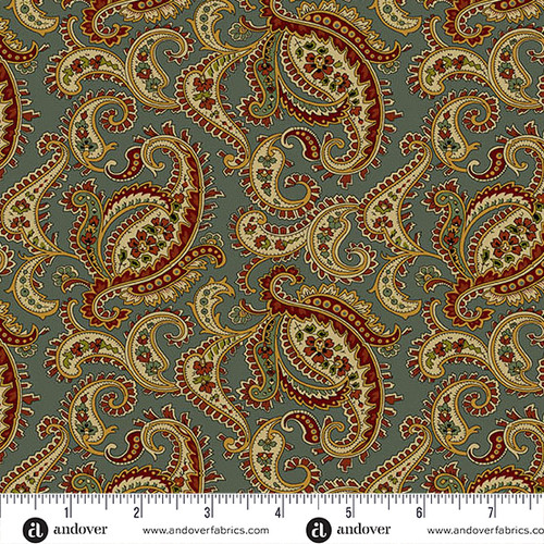 Providence Revisited 108s by Jo Morton Providence Paisley Blue Jay