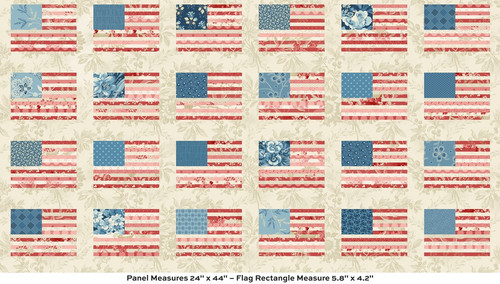 Stars and Stripes 108s by Laundry Basket Quilts Stars and Stripes Multi