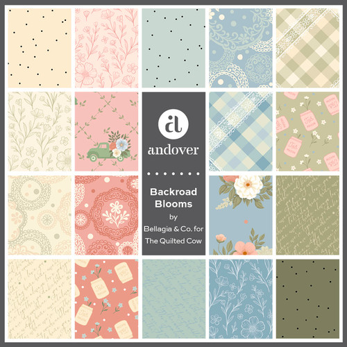 Backroads Blooms - 15 Yard Bolt Case Pack - 25 Bolts Each