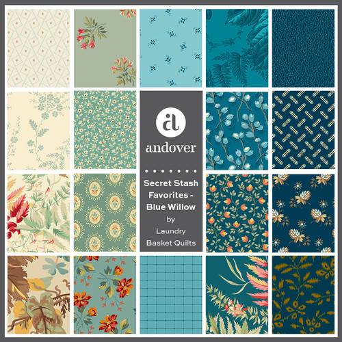 Secret Stash Favorites - Blue Willow - 15 Yard Bolt Case Pack - 30 Bolts Each