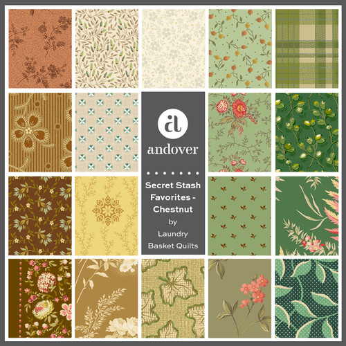 Secret Stash Favorites - Chestnut - 15 Yard Bolt Case Pack - 30 Bolts Each