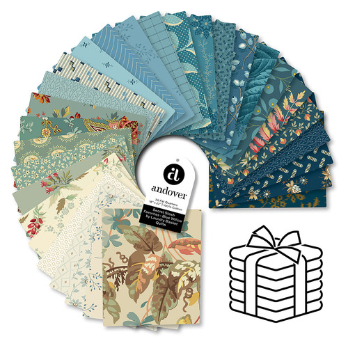 Secret Stash Favorites - Blue Willow - Fat Quarter Bundle - 30 Cuts Each