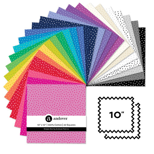 Simply Star - 10 Inch Square - 42 Cuts Each