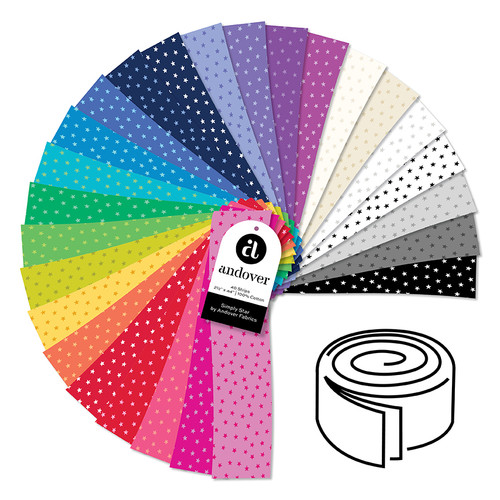 Simply Star - 2.5 Inch Strip Roll - 40 Cuts Each