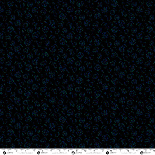 Simply Noir by Andover Fabrics Ripple Midnight