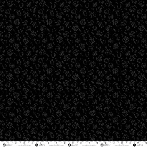 Simply Noir by Andover Fabrics Ripple Ivory