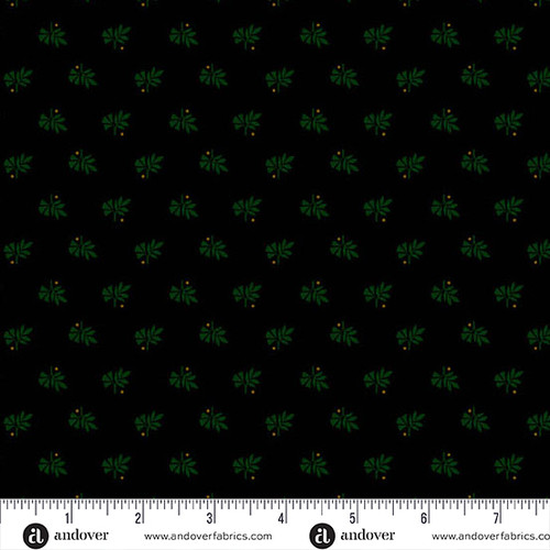 Simply Noir by Andover Fabrics Frond Hunter