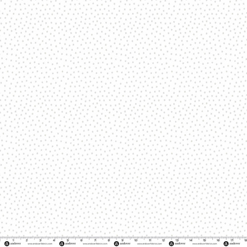 Simply Star by Andover Fabrics Simply Star White
