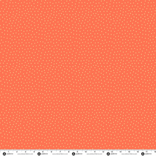 Simply Star by Andover Fabrics Simply Star Tangerine