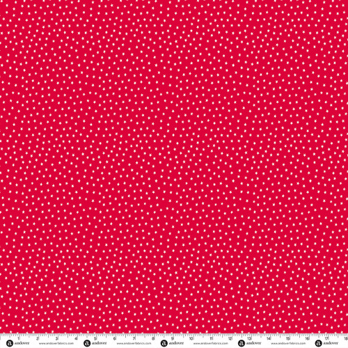Simply Star by Andover Fabrics Simply Star Red