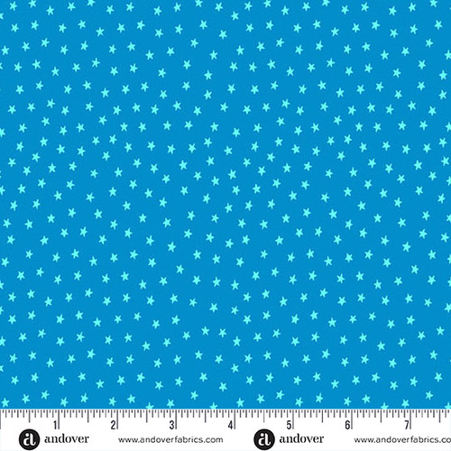 Simply Star by Andover Fabrics Simply Star Turquoise