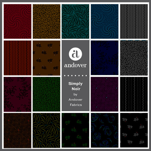 Simply Noir - 10 Yard Bolt Case Pack - 24 Bolts Each