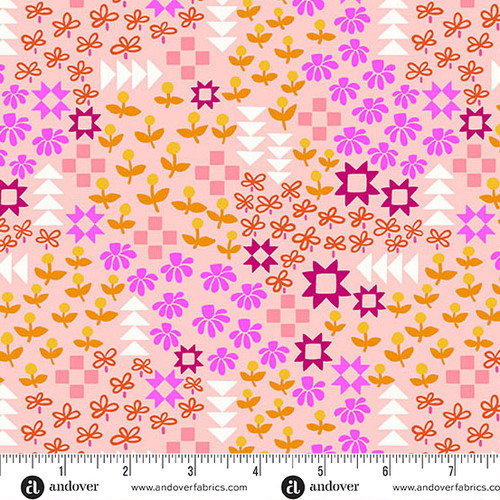 Patchwork and Petals by KP Creates Patchwork and Petals Petal Peach